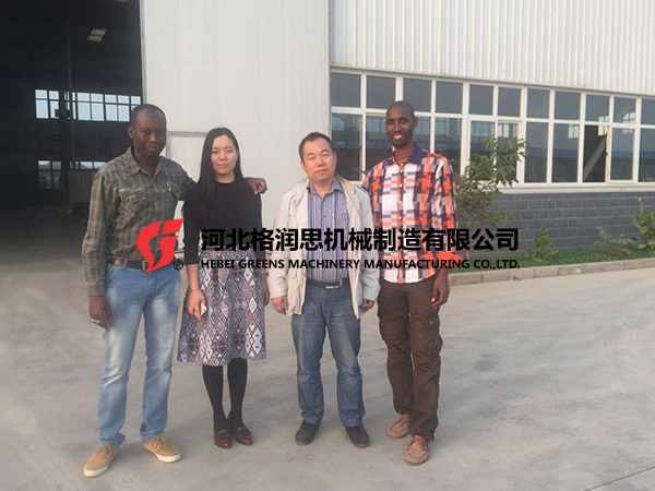 塞內(nèi)加爾客戶來廠參觀